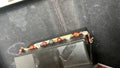 Garnet, Clear Topaz & Lava Bead Copper Chain Bracelet